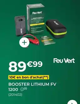 Feu Vert Feu vert - booster lithium fv 1200 offre