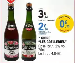 E.Leclerc Brut - cidre offre