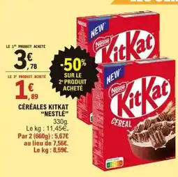 E.Leclerc Nestlé - céréales kitkat offre