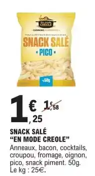 E.Leclerc Snack sale en mode creole offre
