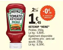 E.Leclerc Heinz - ketchup offre