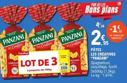 E.Leclerc Panzani - pâtes les créatives offre
