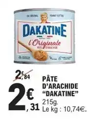 E.Leclerc Pâte d'arachide dakatine offre