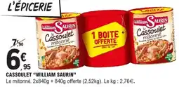 E.Leclerc William saurin - cassoulet offre