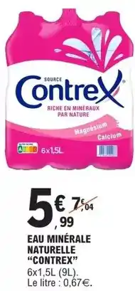E.Leclerc Contrex - eau minérale naturelle offre