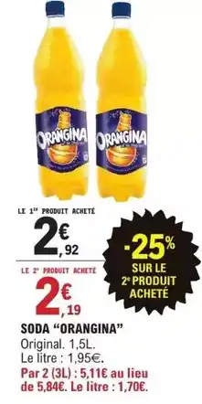 E.Leclerc Orangina - soda offre