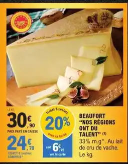 E.Leclerc E.leclerc - beaufort nos regions ont du talent offre
