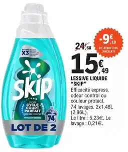 E.Leclerc Skip - lessive liquide offre