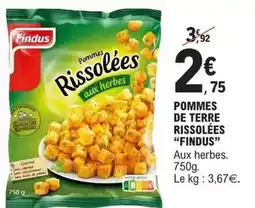E.Leclerc Findus - pommes de terre rissolées offre