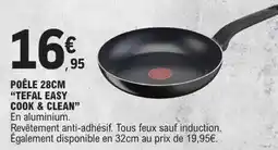 E.Leclerc Tefal - poêle 28cm offre