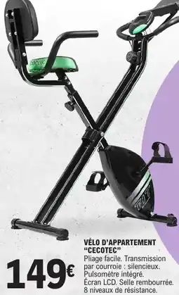 E.Leclerc Facile - vélo d'appartement offre