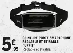 E.Leclerc Ceinture porte smartphone réglable et étirable offre