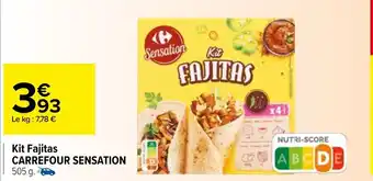 Kit fajitas CARREFOUR SENSATION