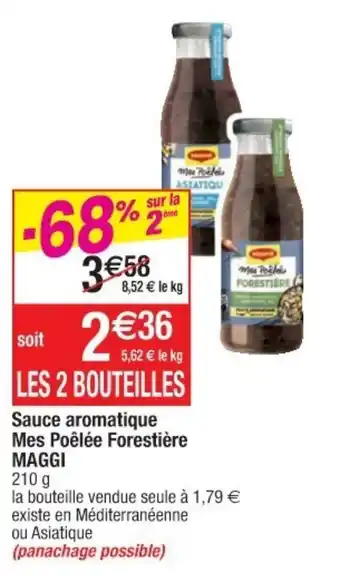 Cora x Carrefour Sauce aromatique mes poêlée forestière offre