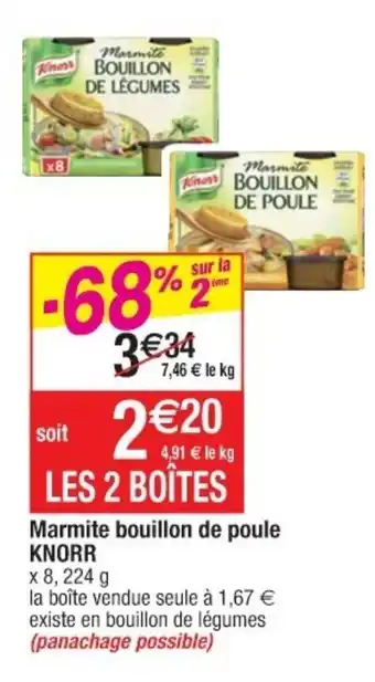 Cora x Carrefour Marmite bouillon de poule offre