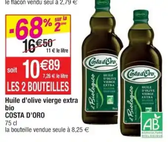 Cora x Carrefour Huile d'olive vierge extra bio offre