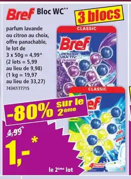 Norma BREF Bloc WC offre