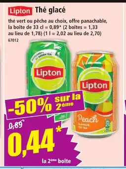 Norma LIPTON Thé glacé offre