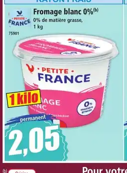 Norma PETITE FRANCE Fromage blanc 0% offre