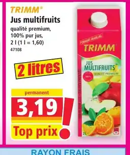 Norma TRIMM Jus multifruits offre