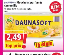 Norma DAUNASOFT Mouchoirs parfumés camomille offre