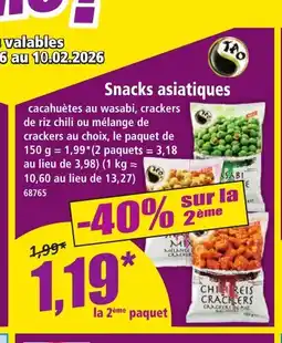 Norma Snacks asiatiques offre
