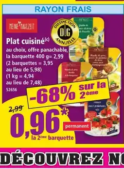 Norma MEINE MAHLZEIT Plat cuisine offre