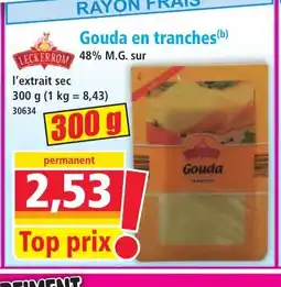 Norma LECKERROM Gouda en tranches offre
