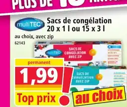 Norma MULTITEC Sacs de congélation offre