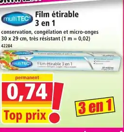 Norma MULTITEC Film étirable 3 en 1 offre
