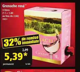 Norma Grenache rosé offre