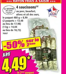 Norma LE SECHOIR DES ALPES 4 saucissons offre