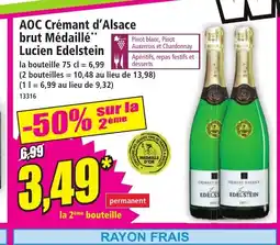 Norma AOC Crémant d'Alsace brut Médaillé Lucien Edelstein offre