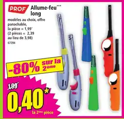 Norma PROF Allume-feu long offre