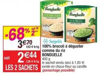 100% Brocoli à déguster comme du riz