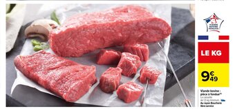 Carrefour Viande bovine : pièce à fondue offre