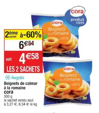 Cora x Carrefour Beignets de calmar à la romaine offre