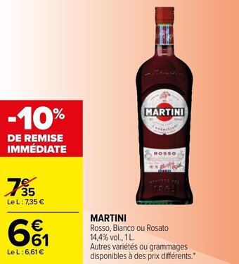 Carrefour MARTINI offre