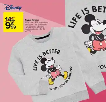 Carrefour Sweat homme offre