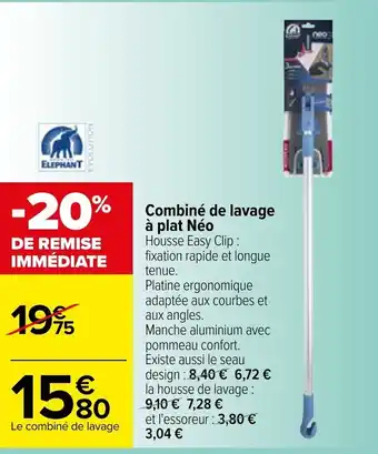 Carrefour Combiné de lavage à plat neo offre