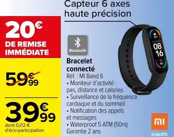 Carrefour Bracelet connecté offre
