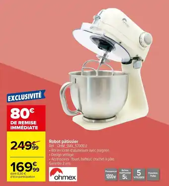 Carrefour Robot pâtissier offre
