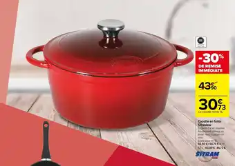 Cocotte en fonte sitraslow
