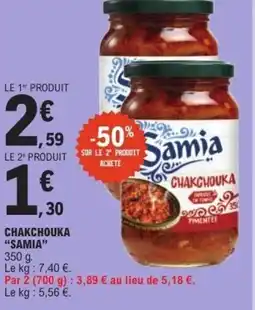 E.Leclerc Chakchouka samia offre