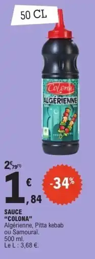 E.Leclerc Sauce colona offre
