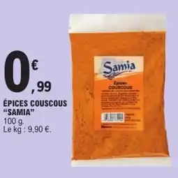 E.Leclerc Épices couscous samia offre