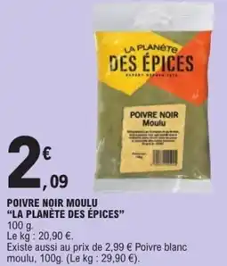 E.Leclerc Poivre noir moulu la planète des épices offre