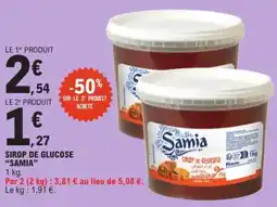 E.Leclerc Sirop de glucose samia offre