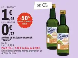 E.Leclerc Arôme de fleur d'oranger samia offre