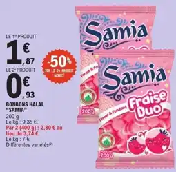 E.Leclerc Bonbons halal samia offre